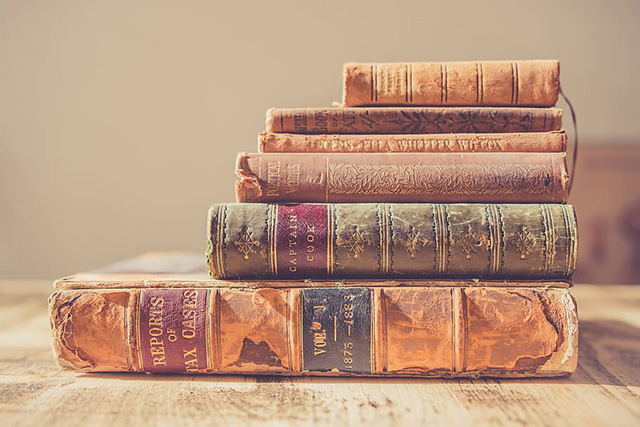 Antique Books Stack Objects